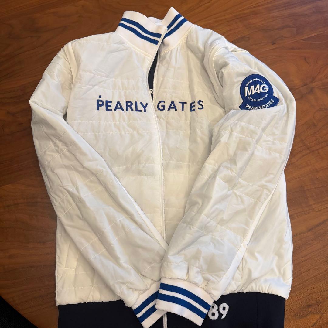 PEARLY GATES PERTEX 中綿 リバーシブル ジャケット 袖脱着可