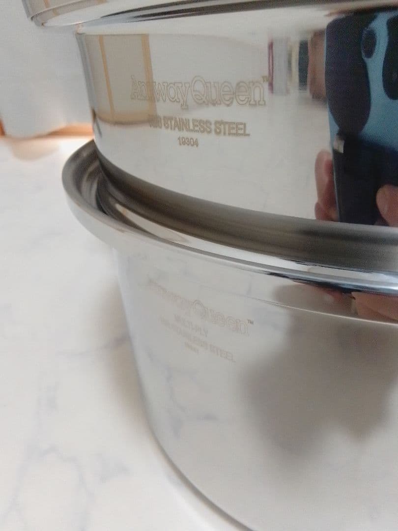 未使用 Amway 6L シチューパン 現行型 アムウェイ 両手鍋 IH対応 ②