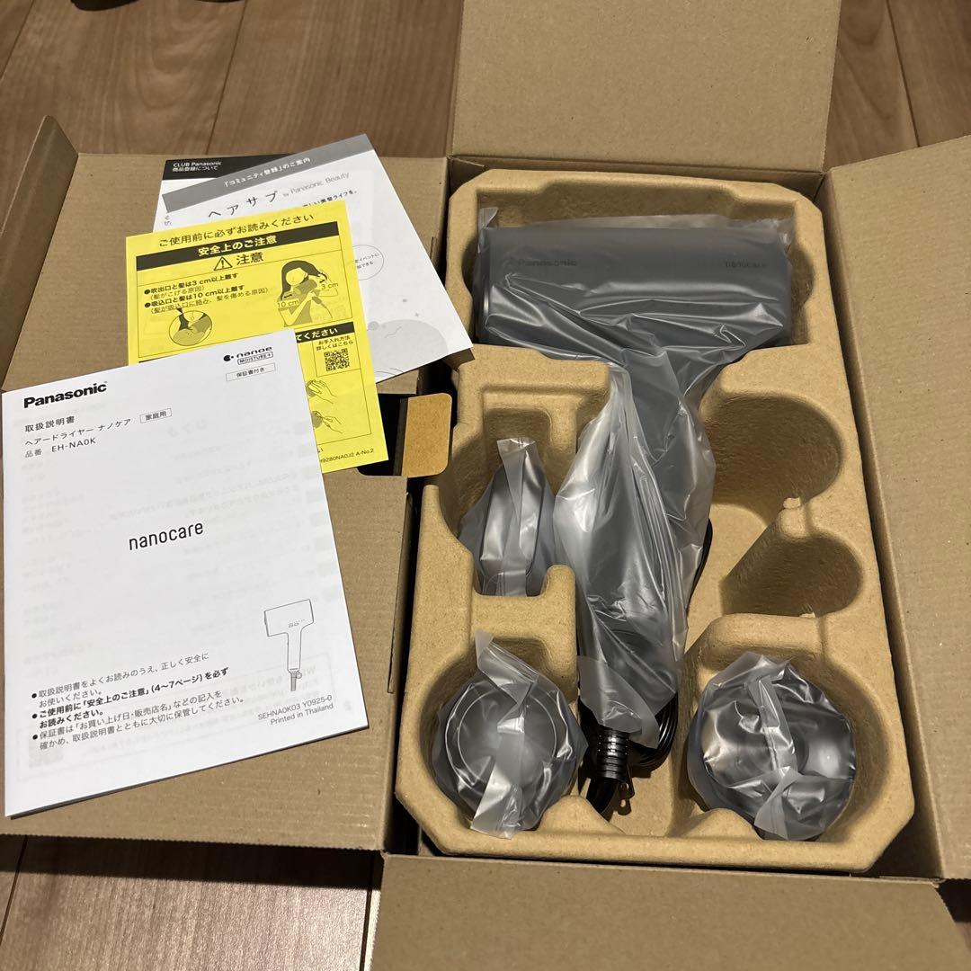 新品未使用　Panasonic nanocare EH-NAOK-K 値引き不可