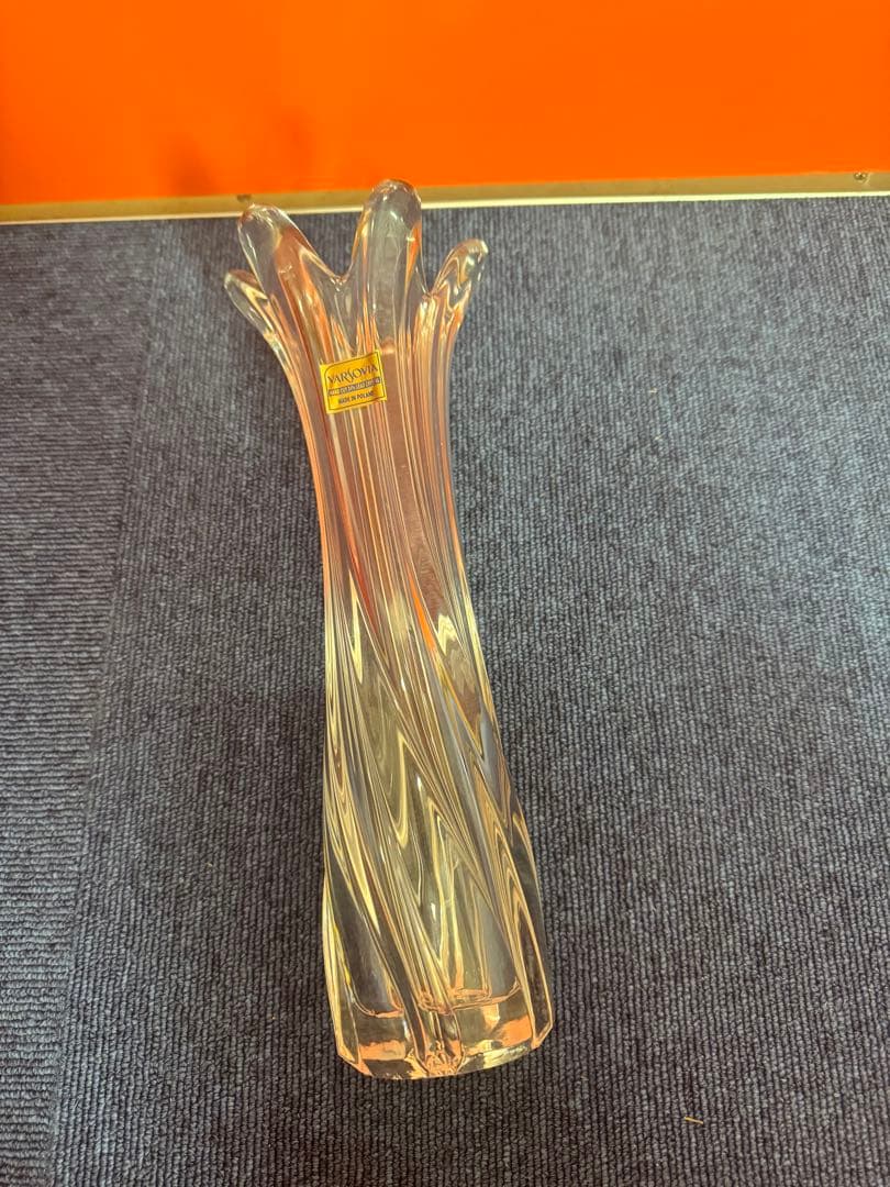 1743 VARSOVIA  ポーランドからの上質なクリスタル　花瓶グラス