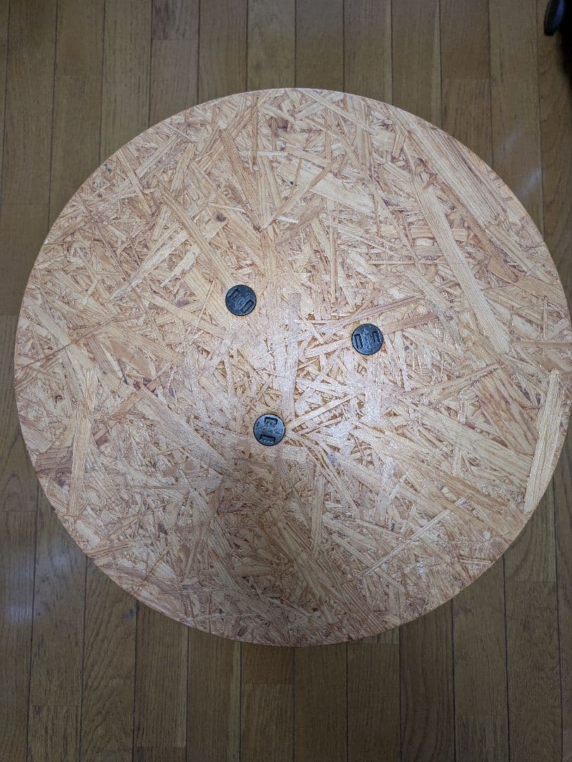 サイドテーブル　ケーブルドラム　延長コードリール　OSBボード製　男前