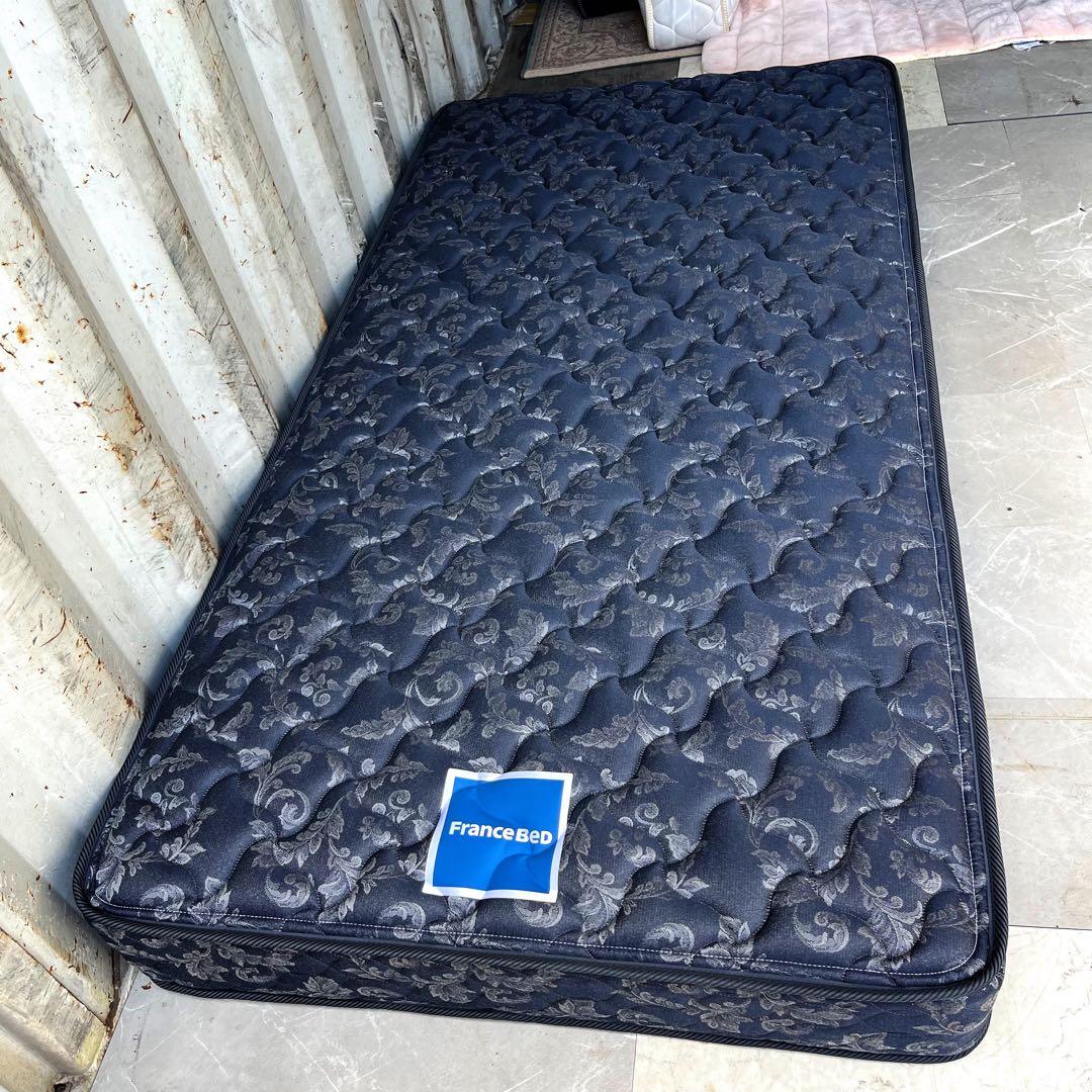 取付無料！フランスベッド ゼルトインターナショナル ネイビーシングルマットレス✨