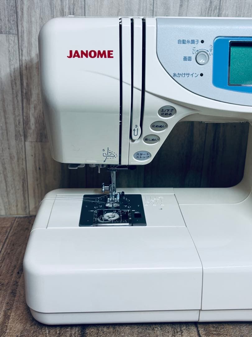 ジャノメ シェーネ、厚手にも強いパワフル実用ミシン、送りジョーズ、清掃整備済み