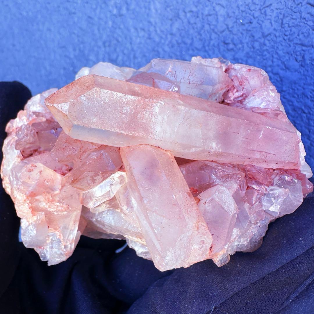 爆レア❗️浄化❗️超綺麗♡超強いパワー ピンク ヒマラヤ クラスター天然石A1442