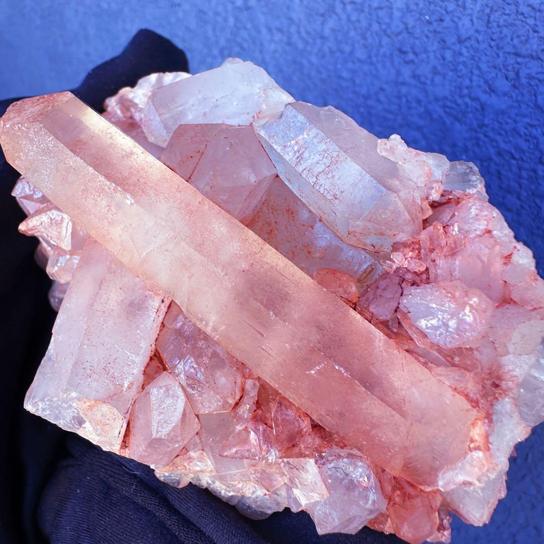 爆レア❗️浄化❗️超綺麗♡超強いパワー ピンク ヒマラヤ クラスター天然石A1442
