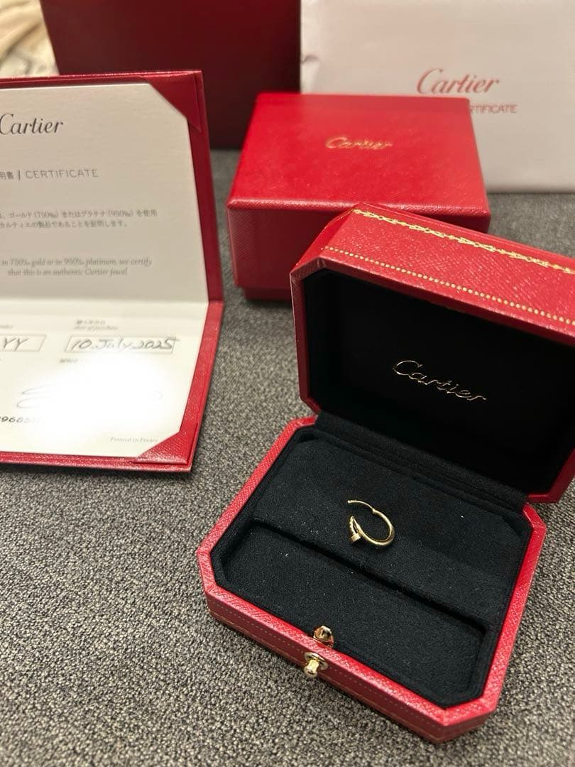 Cartier カルティエ ジュスト アンクル シングルピアスYG