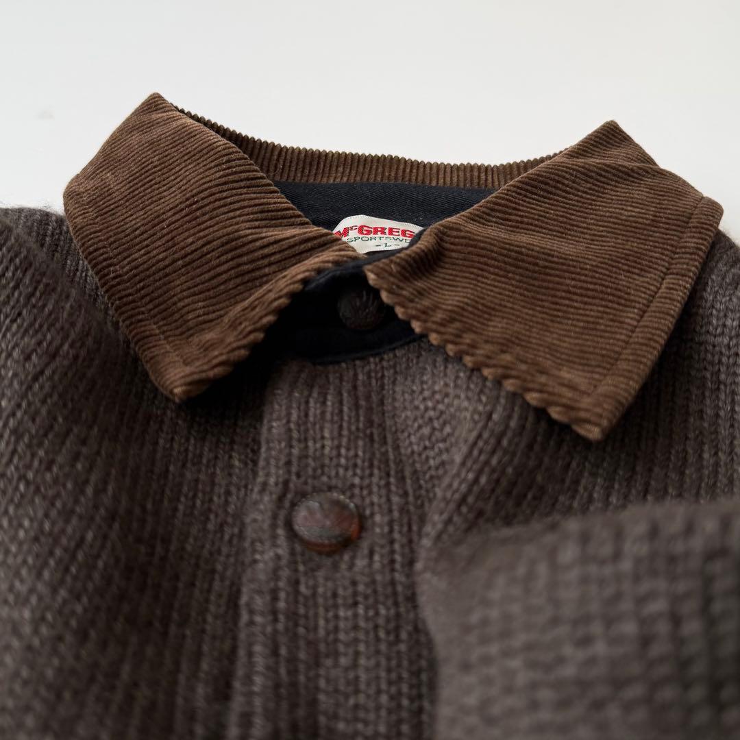 【USED】マクレガー McGREGOR エルボーパッチ ウールニット