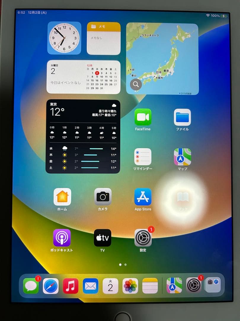 美品iPad Pro 2016 9.7インチ 256GB（バッテリー劣化あり）