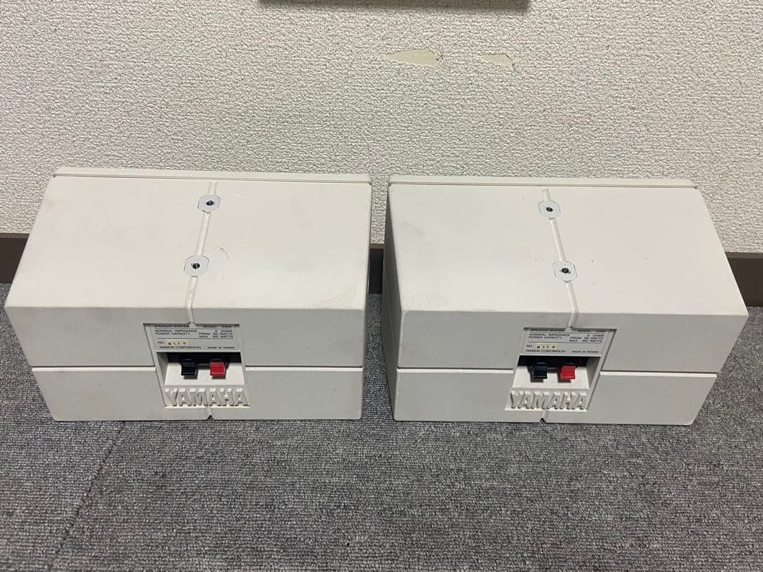 YAMAHA スピーカーシステム S15W（ペア）＋ 取付け金具付き