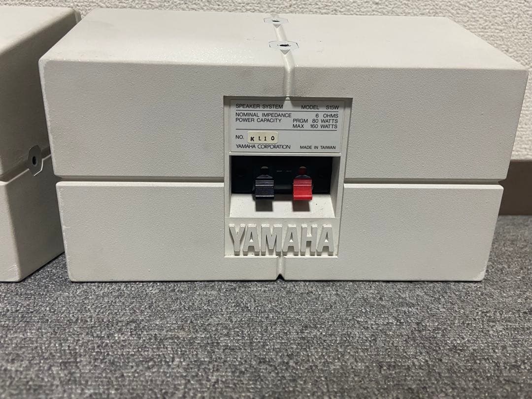 YAMAHA スピーカーシステム S15W（ペア）＋ 取付け金具付き