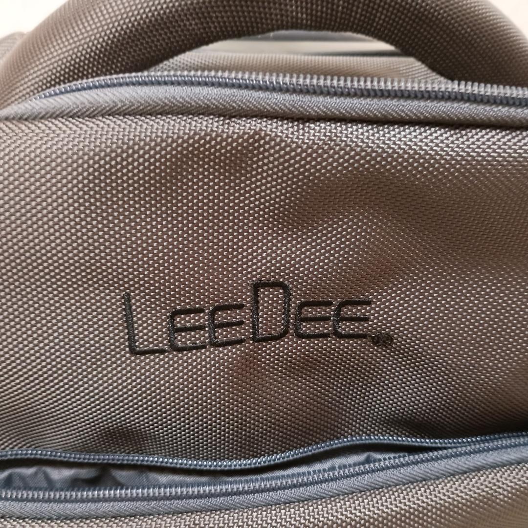 LeeDee 2way静音キャリーバッグ グレー 機内持込みサイズ キャスター付
