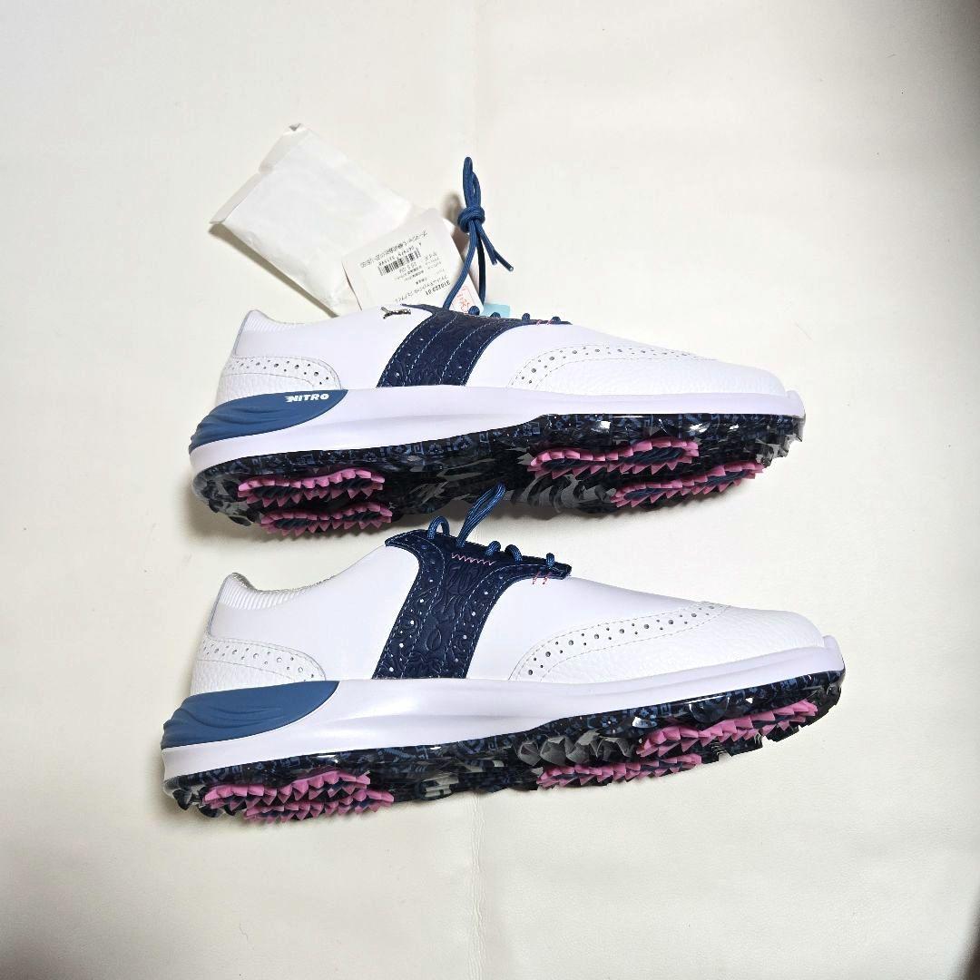 【新品】プーマゴルフ ファントムキャット ニトロフェアアイルシューズ 25.5㌢