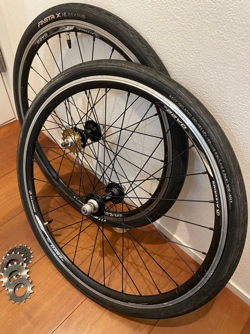 BMXホイールセット ANSWERアルミハブ TIOGAタイヤ キッズ 子供