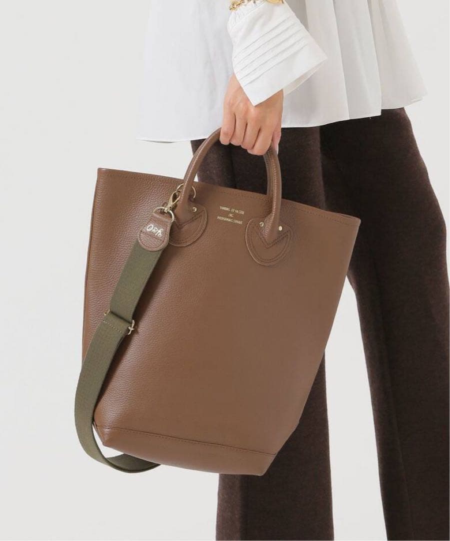 バッグ YOUNG&OLSEN EMBOSSED LEATHER HAVERSACK M