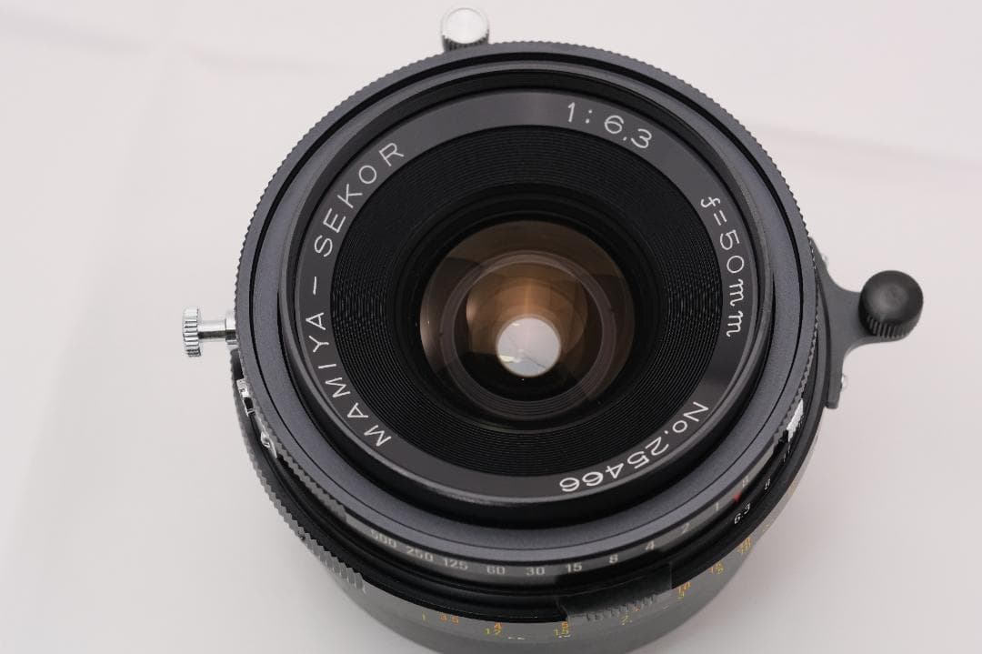 マミヤプレス用 sekor 50mm f6.3 完動品 超広角22mm相当