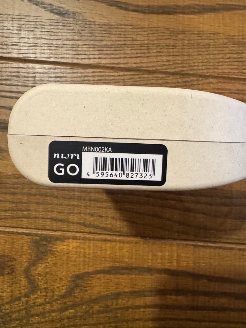 nwm GO ワイヤレスイヤホン フォグ ブラック　新品未開封