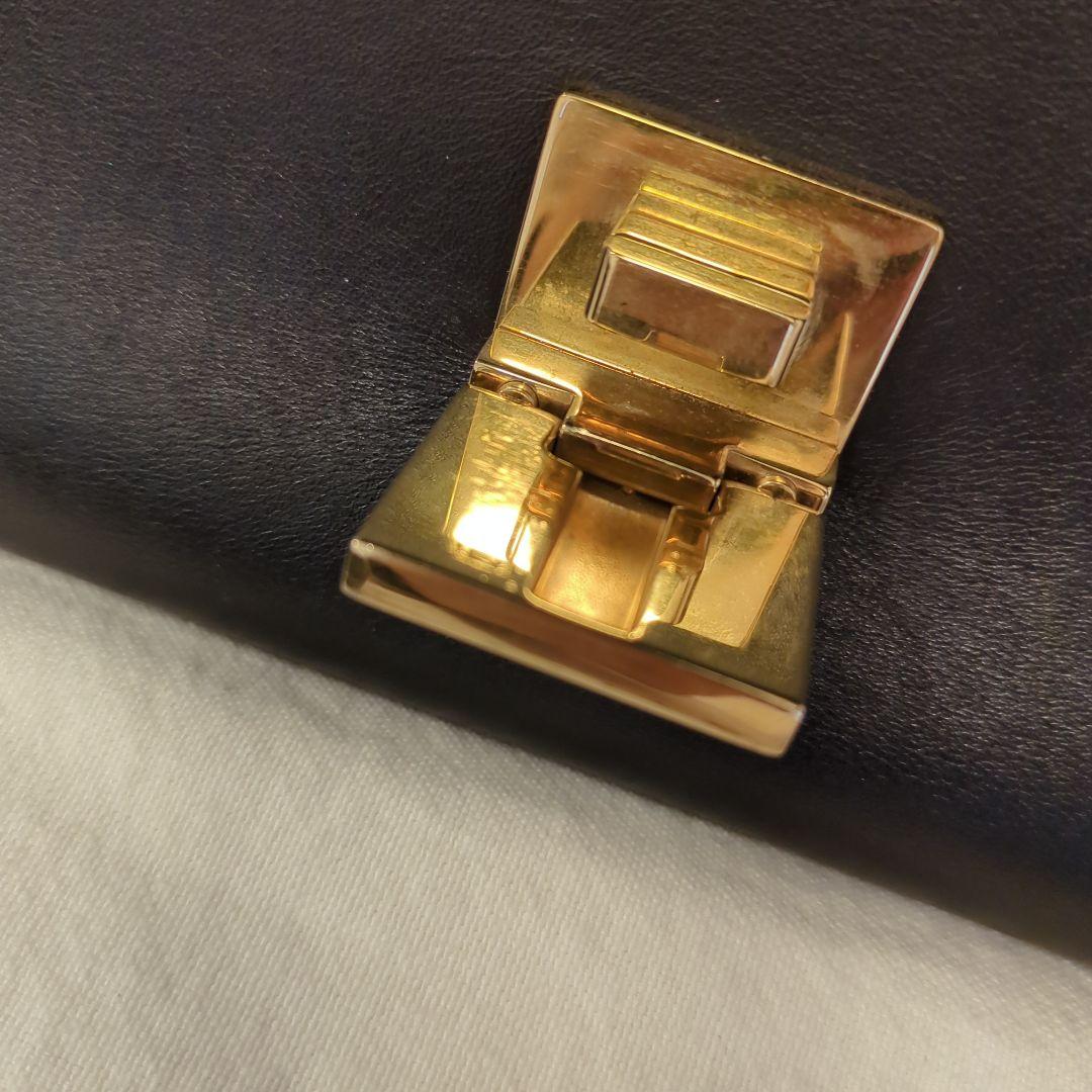 ✨美品✨セリーヌトラペラーズレザースエード２wayバッグ　ＢＬＡＣＫ！