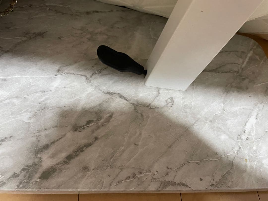 大理石風テーブル 90cm