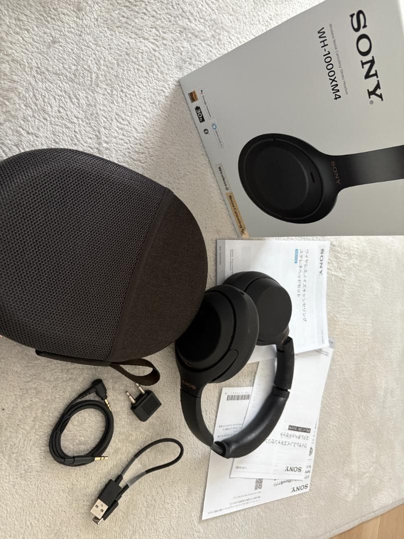 美品　SONY WH-1000XM4 ノイズキャンセル　ワイヤレスヘッドホン