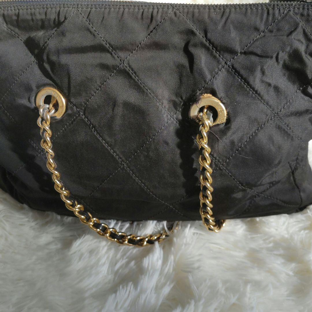 PRADA キルティングチェーンバッグ 肩掛け ショルダーバッグ レディース