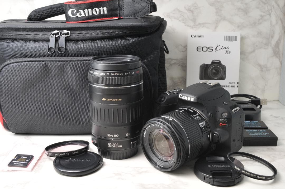 Canon EOS Kiss X9⭐️ダブルレンズ Wi-Fi スマホ転送