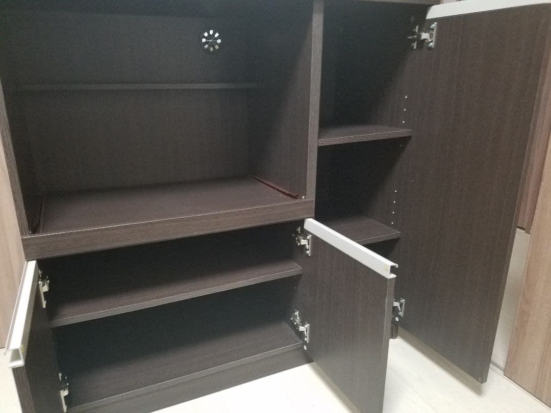 ニトリ　レンジ台　 8890770　ダークブラウン