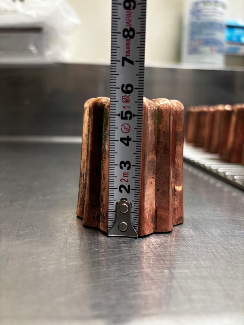 カヌレ型　銅　14個　【haaaaaaa⭐︎】