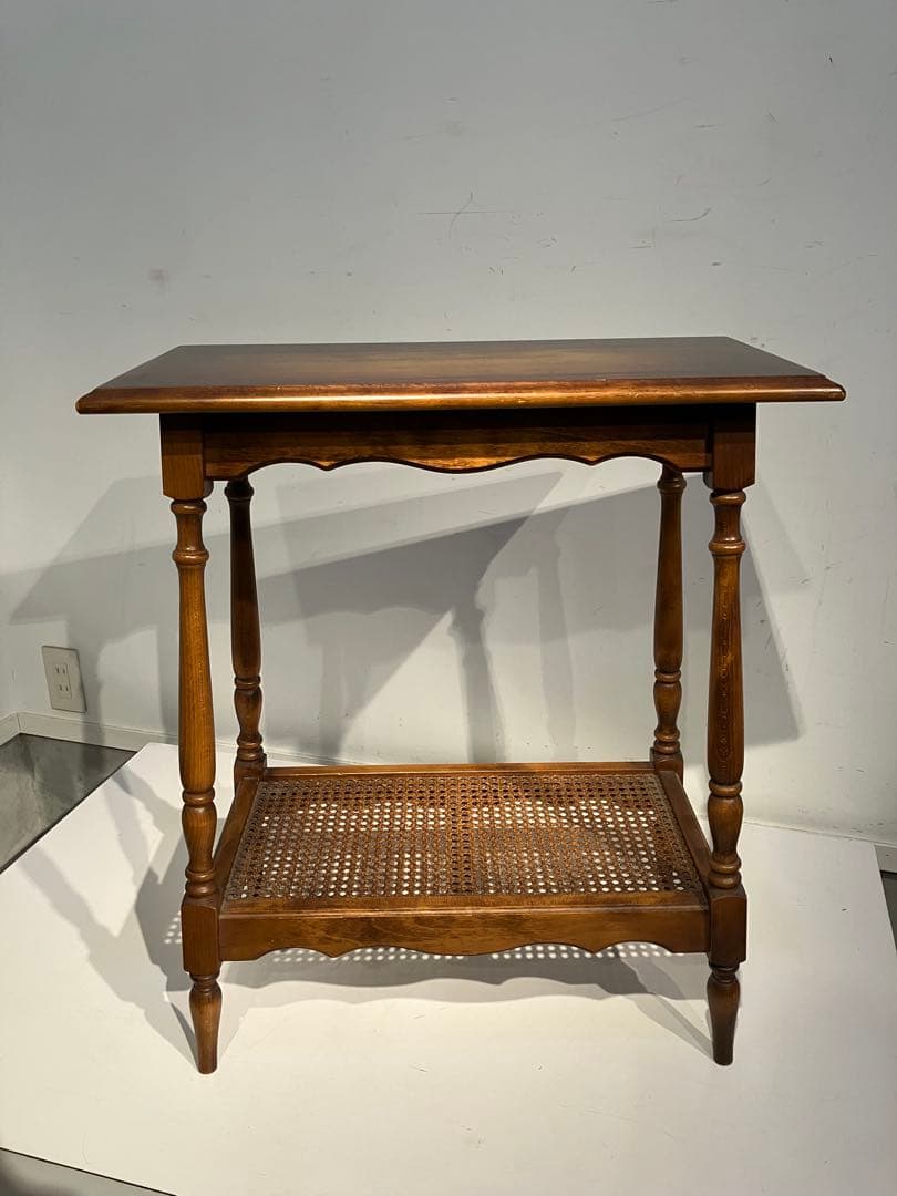 オールド、カリモク、サイドテーブル、レトロ、ジャパニーズモダン、キツツキ、旧ロゴ