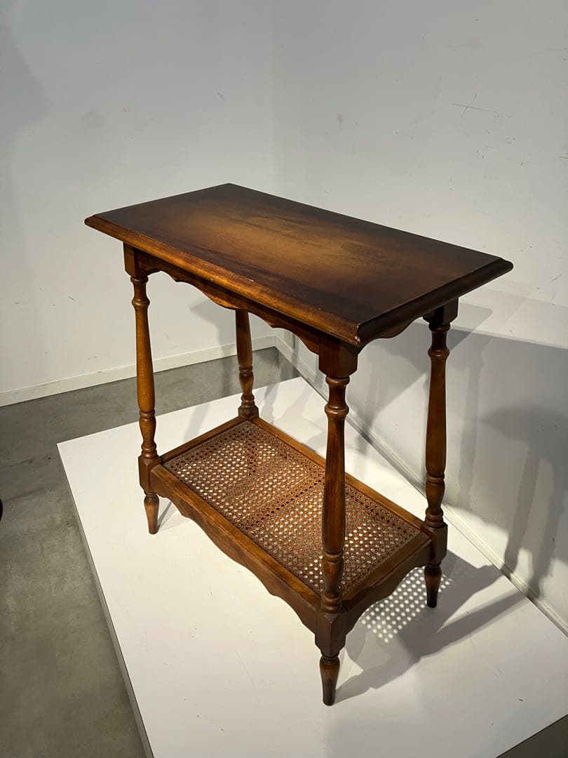 オールド、カリモク、サイドテーブル、レトロ、ジャパニーズモダン、キツツキ、旧ロゴ