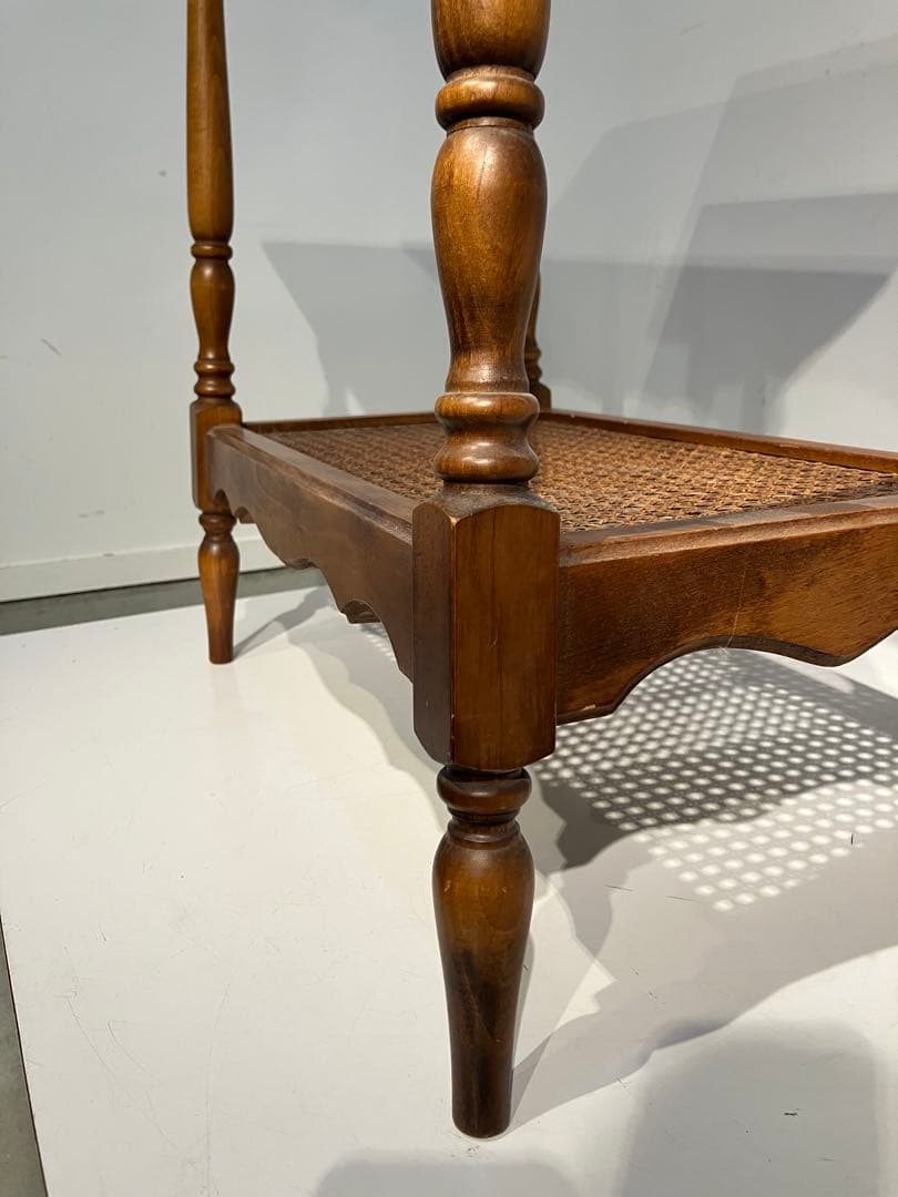 オールド、カリモク、サイドテーブル、レトロ、ジャパニーズモダン、キツツキ、旧ロゴ