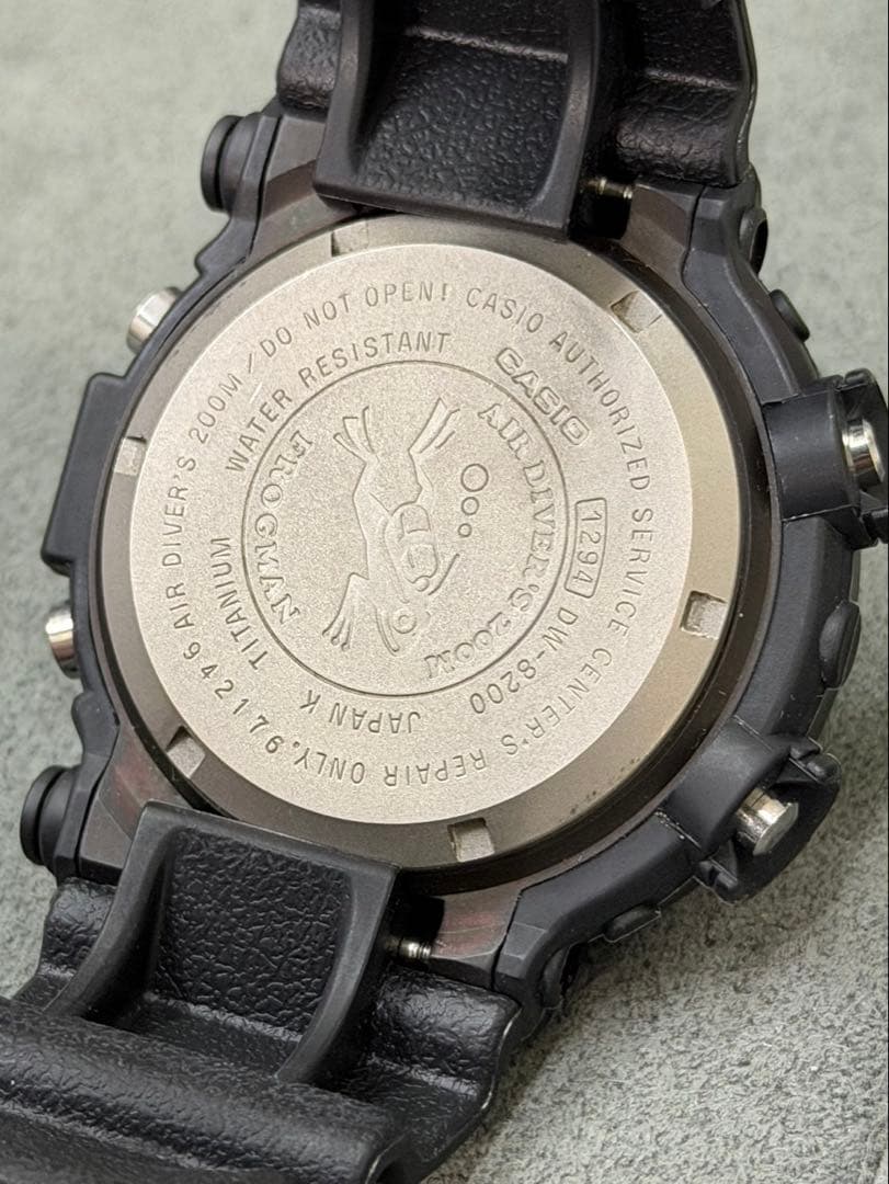【電池交換済】【美品】G-SHOCK FROGMAN DW-8200Z-1T
