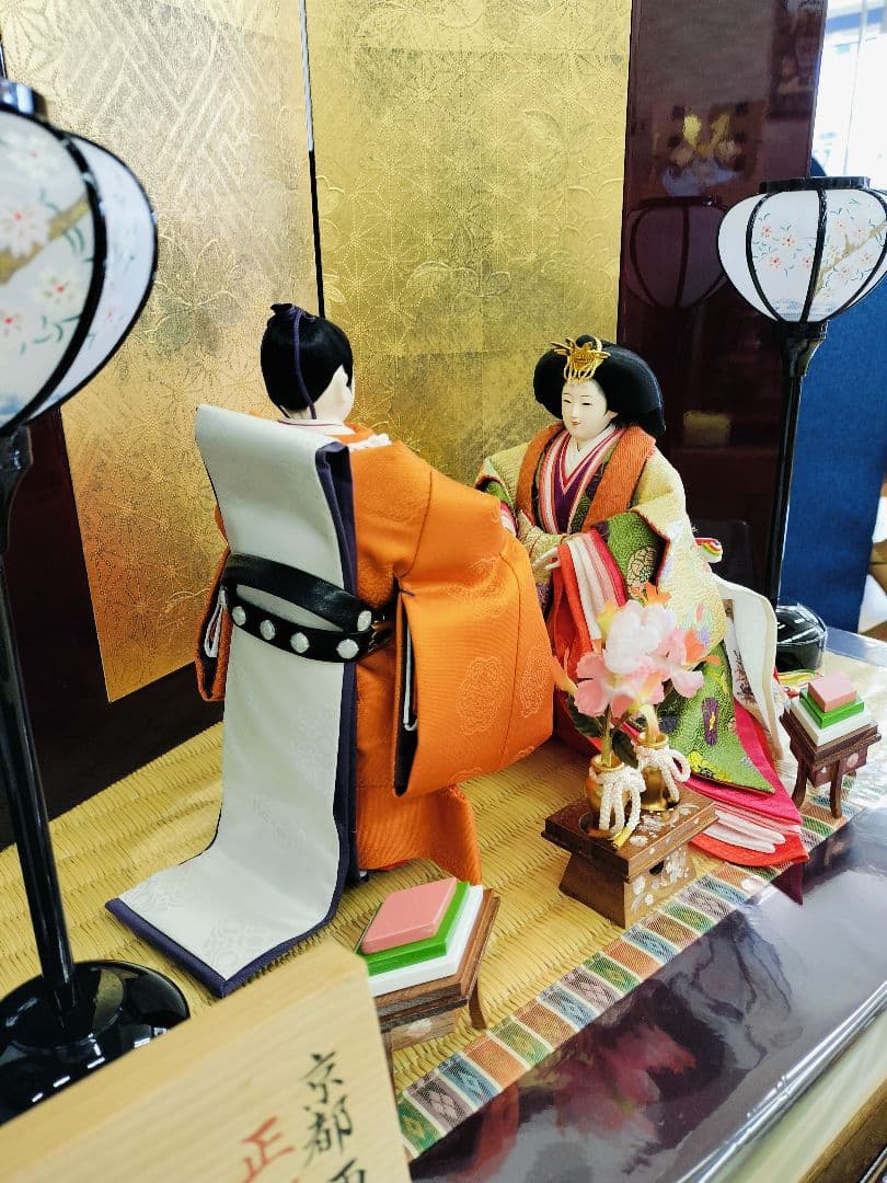 収納雛人形　親王飾り