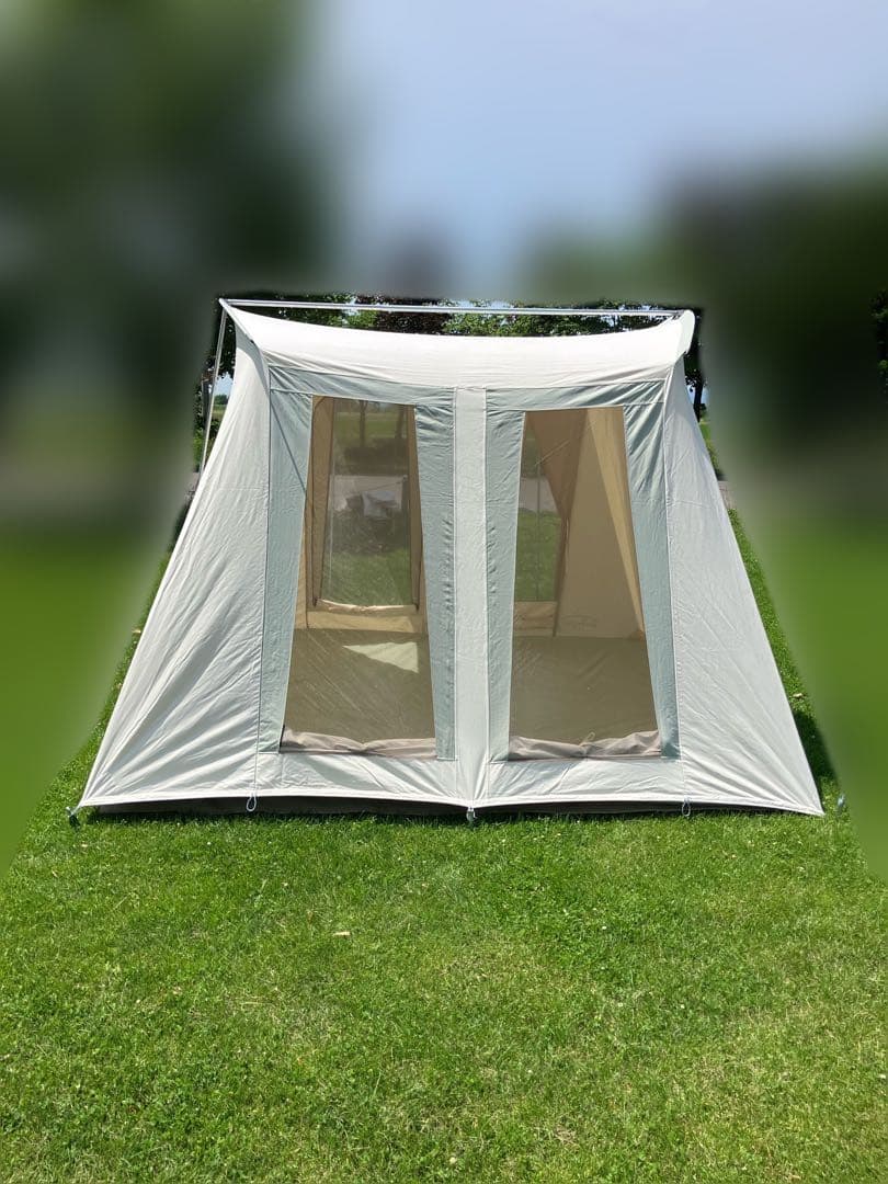 【かじ】① カーカムス スプリングバーテント ホワイトトラベラー US製