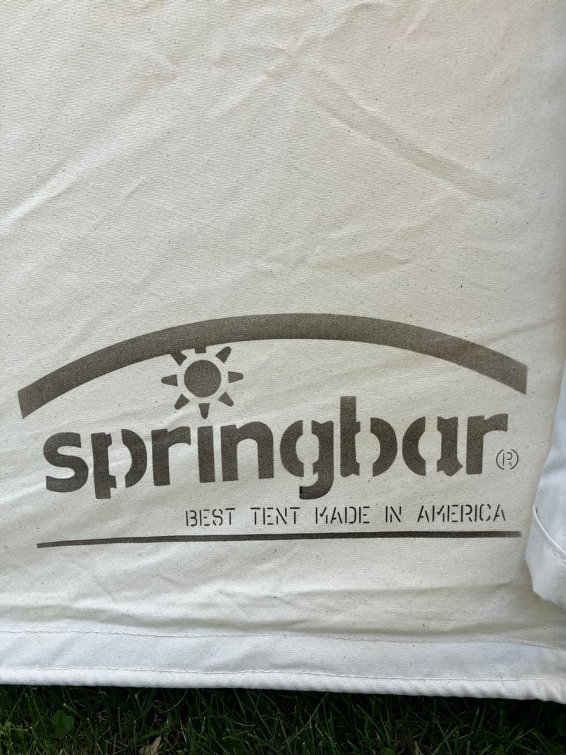 【かじ】① カーカムス スプリングバーテント ホワイトトラベラー US製