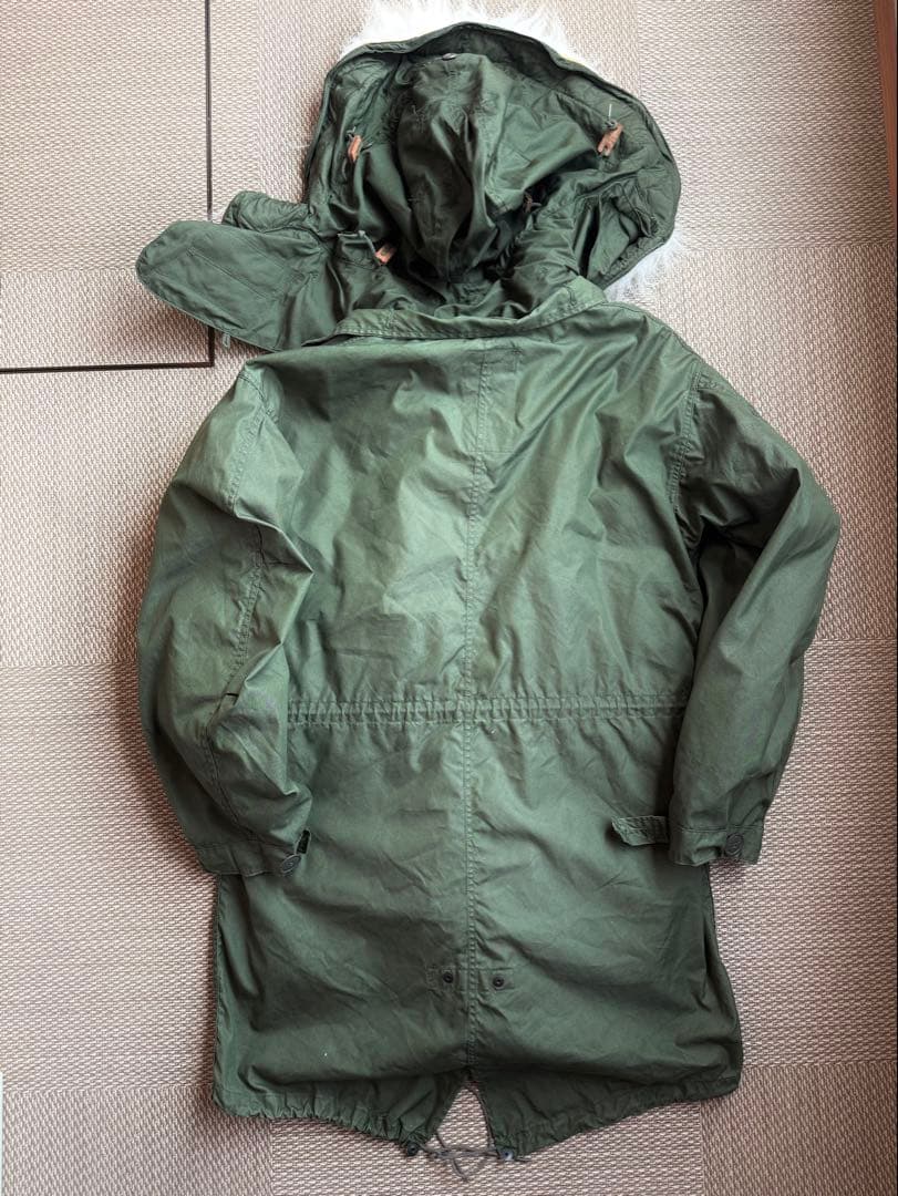 サフラン　極美品 US ARMY M65 パーカ フルセット small
