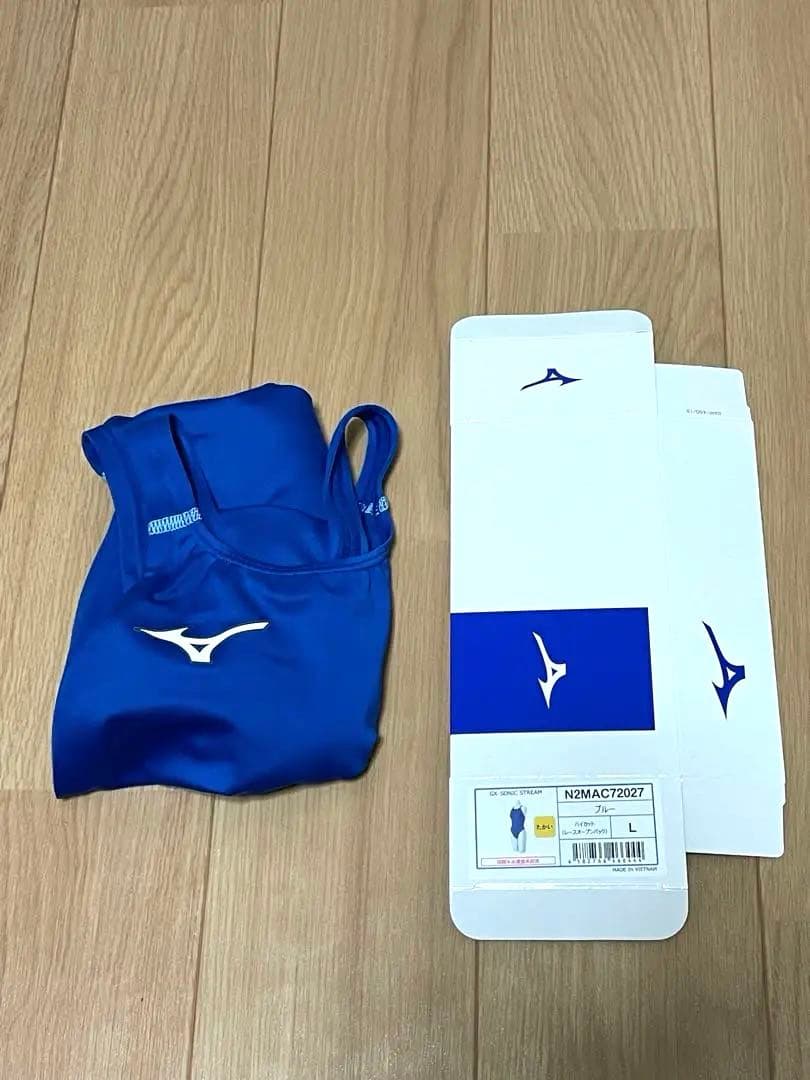 【Lサイズ】新作Mizuno GX・SONIC STREAM ブルー　競泳水着