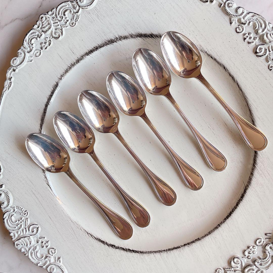 クリストフル コーヒースプーン アルビ シルバーコーティング　6本セット