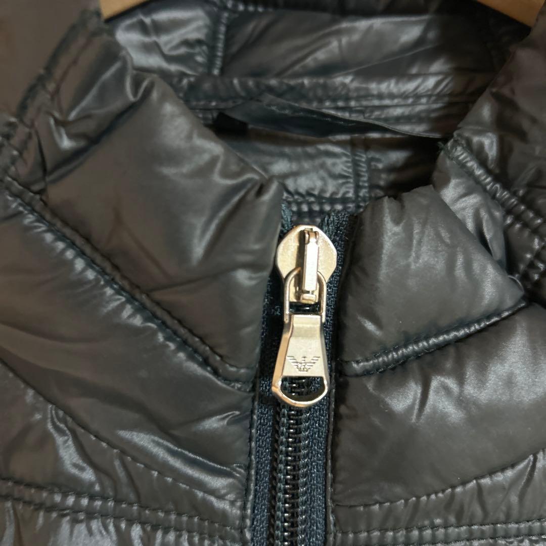アルマーニ ダークグリーン　ダウンジャケット