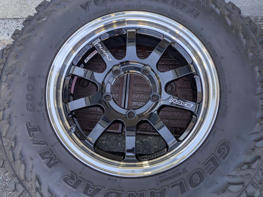 ジムニーJB64 RAYS A-LAP-Jジオランダー M/T G003 ①