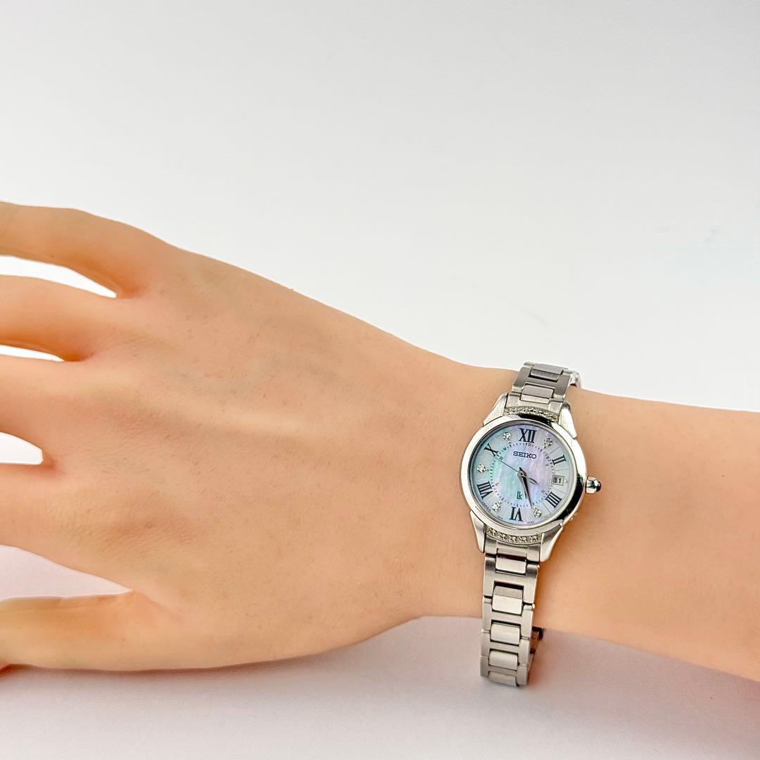 【3000本限定】259 セイコー ルキアヤセ 綾瀬はるか 15Pダイヤ シェル