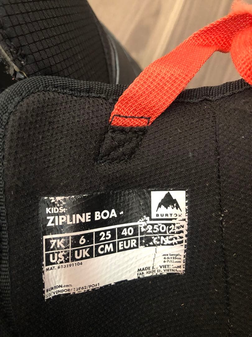 Burton kids ZIPLINE BOA 25cm スノボブーツ