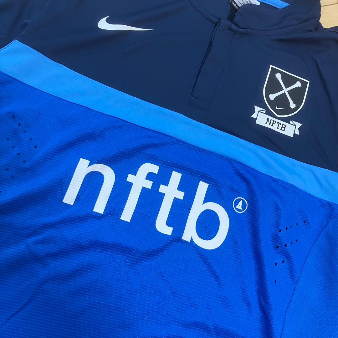 h*4様 極美品希少人気カラーNIKEナイキ NFTBピステプラクティスシャツセ