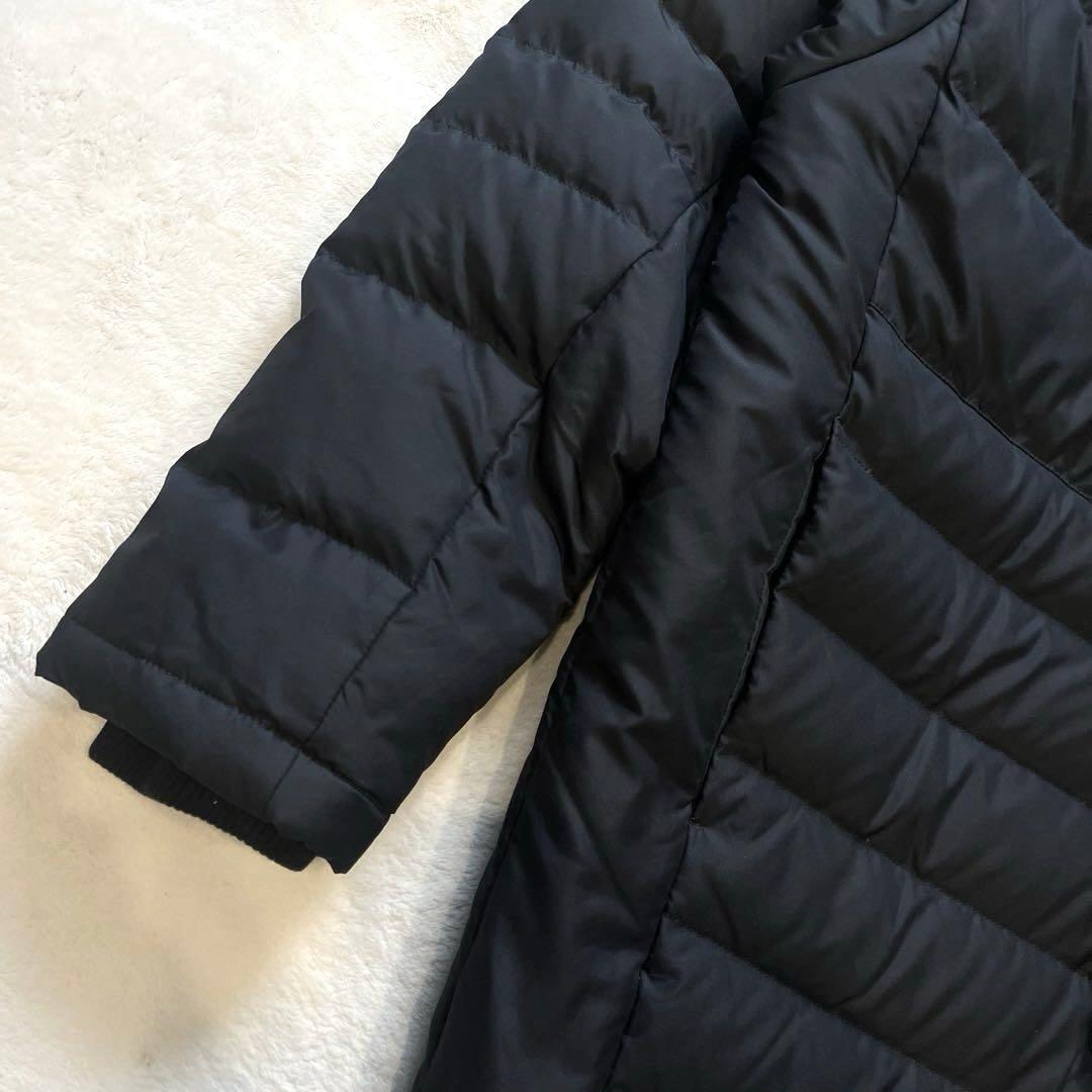 極美品★極暖ダウン90%フェザー10% M ミズノ　ダウンコート ベンチコート黒