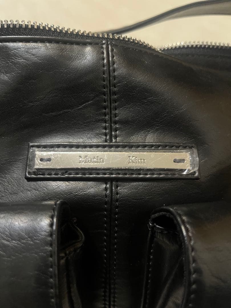 バッグ MATIN KIM DOUBLE POCKET SHOULDER BAG