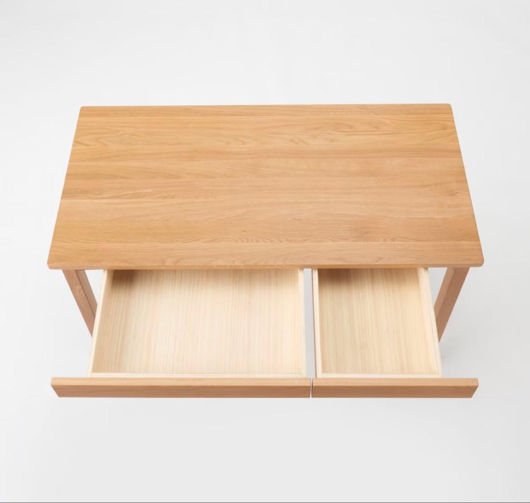 無印良品　木製デスク