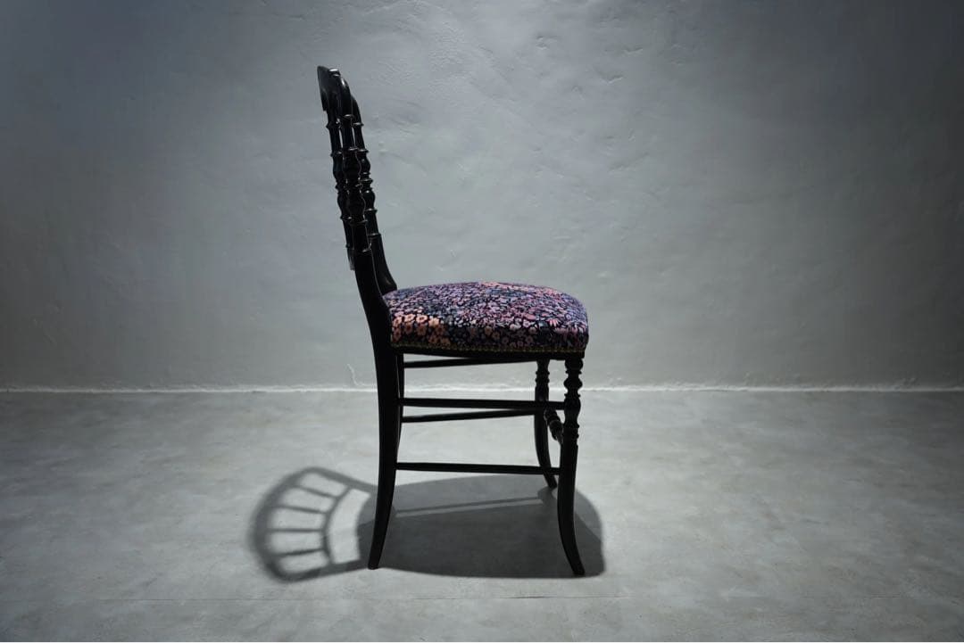 リバティ　フランス　アンティーク　チェア　ビンテージ　ナポレオンチェア　古木