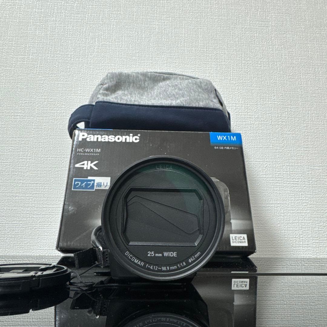 【美品】パナソニック 4K ビデオカメラ ワイプ撮り あとから補正 WX1M