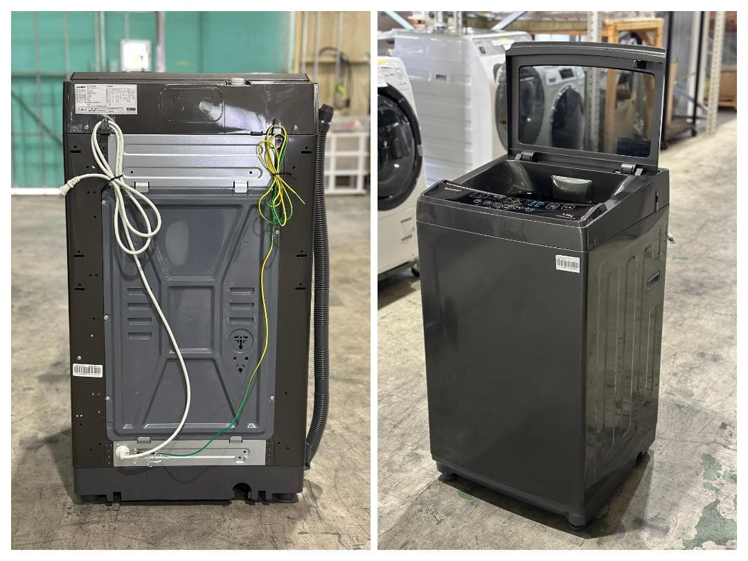 コンフィー 全自動洗濯機 7.0kg CAC06EW70 黒 2024年製