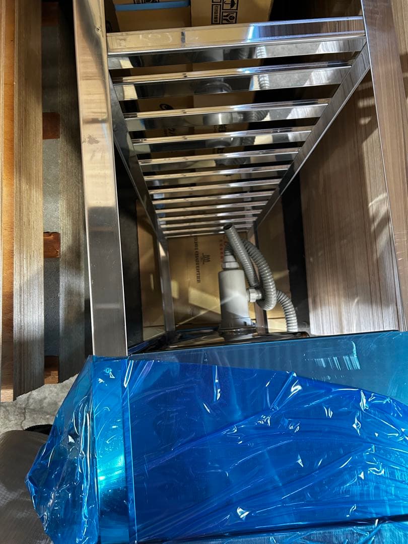 1ST-1245　ニッサンハロー　ステンレス製一槽水切シンク（板金タイプ）