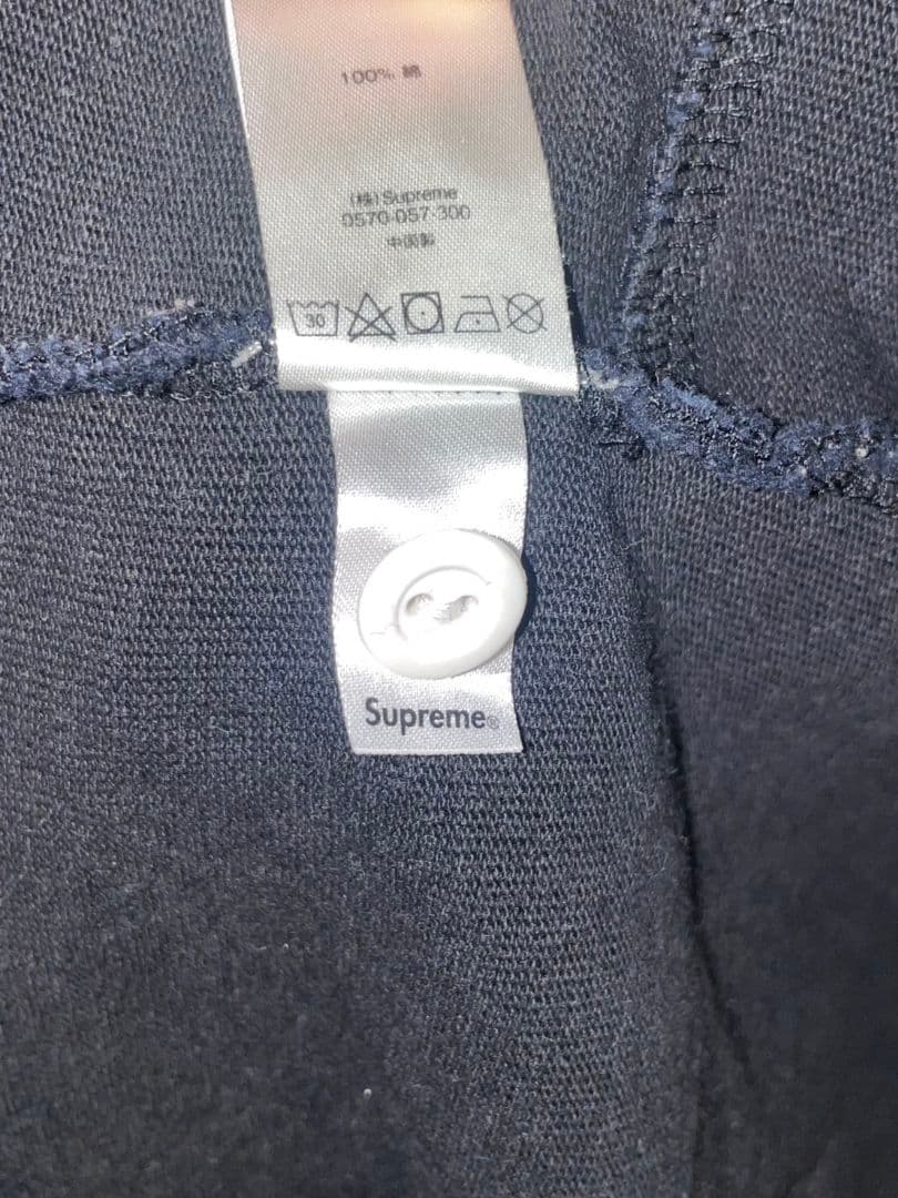 Supreme ブラック ラガーシャツ